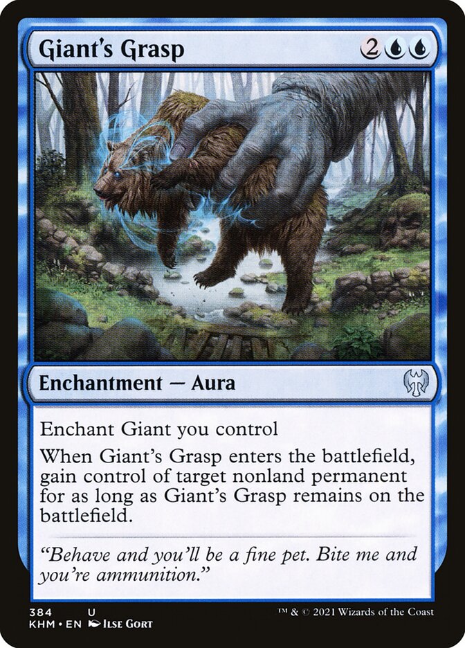 Giant's Grasp card front