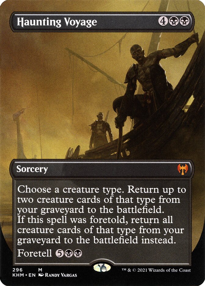 Haunting Voyage card front