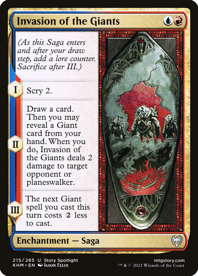 Invasion of the Giants card front