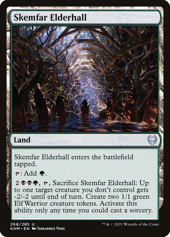 Skemfar Elderhall card front