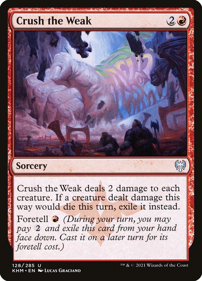Crush the Weak card front