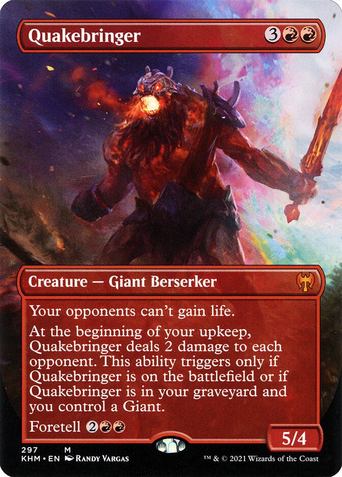 Quakebringer card front