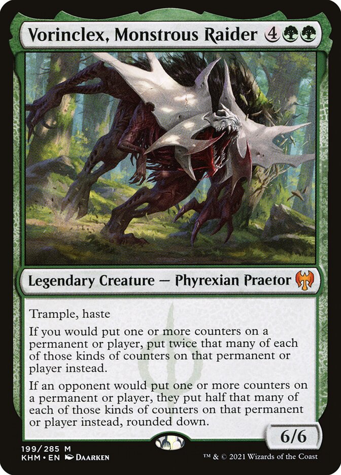 Vorinclex, Monstrous Raider card front