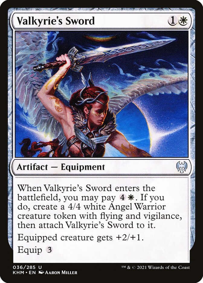 Valkyrie's Sword card front