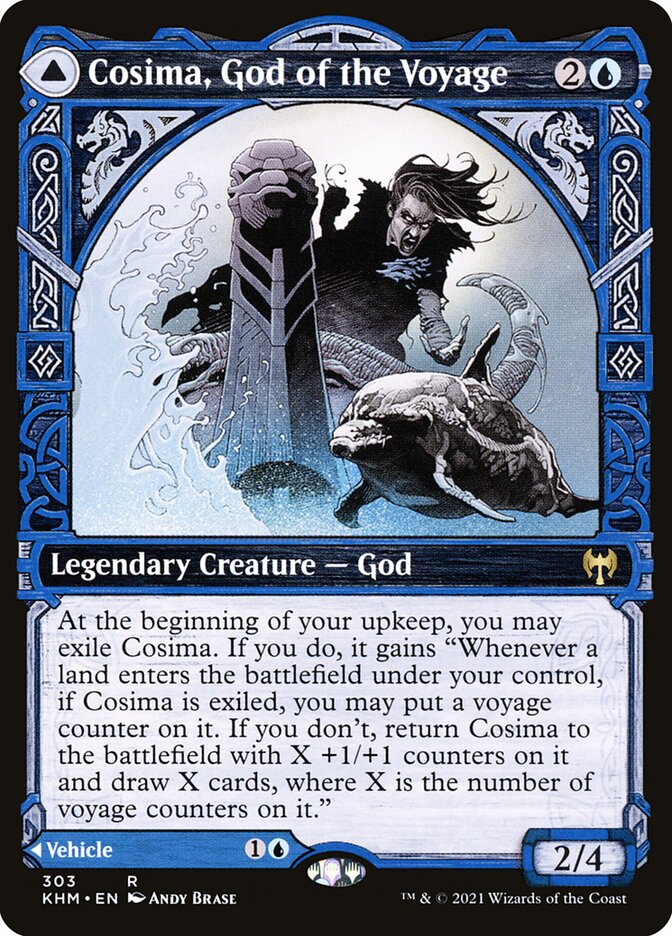 Cosima, God of the Voyage card front