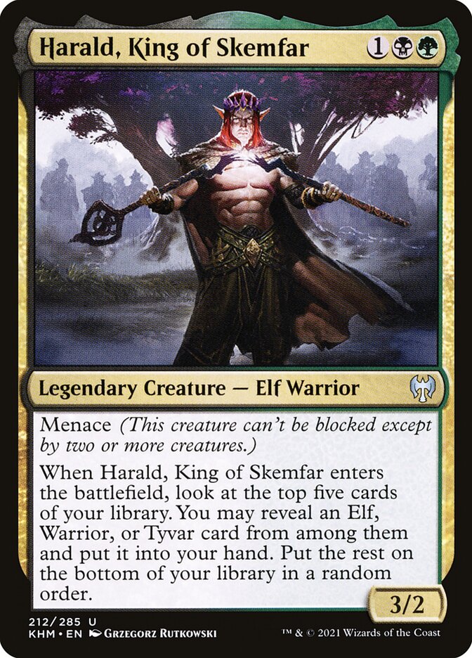 Harald, King of Skemfar card front