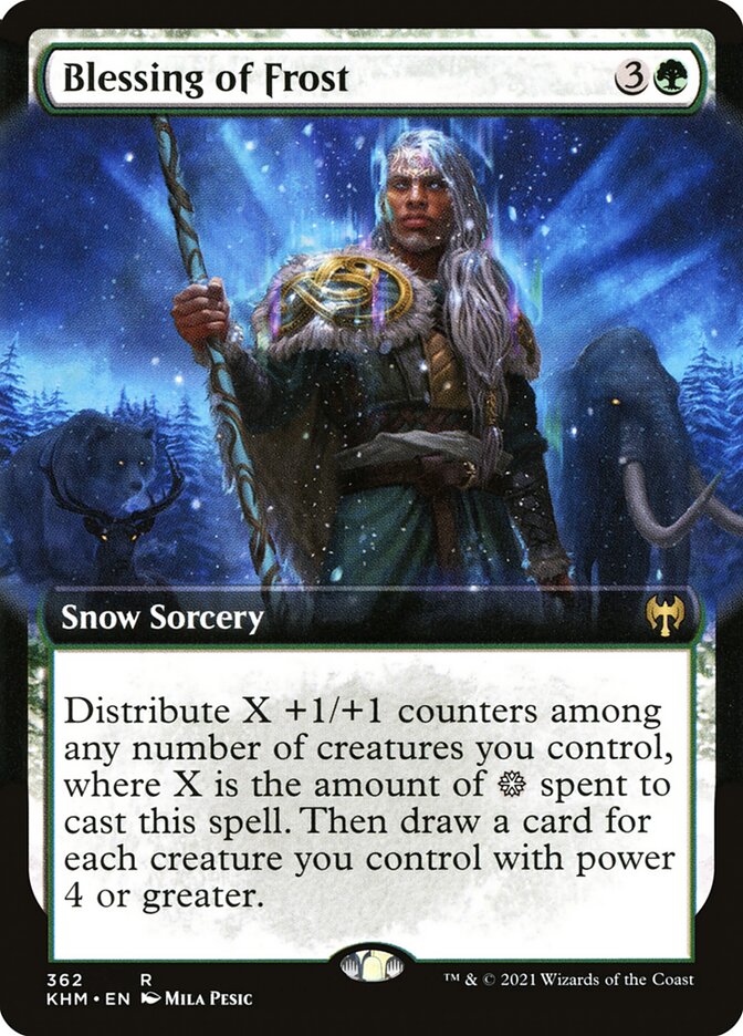 Blessing of Frost card front
