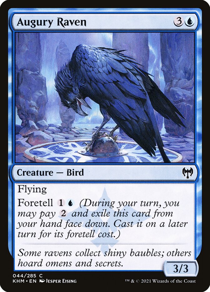 Augury Raven card front