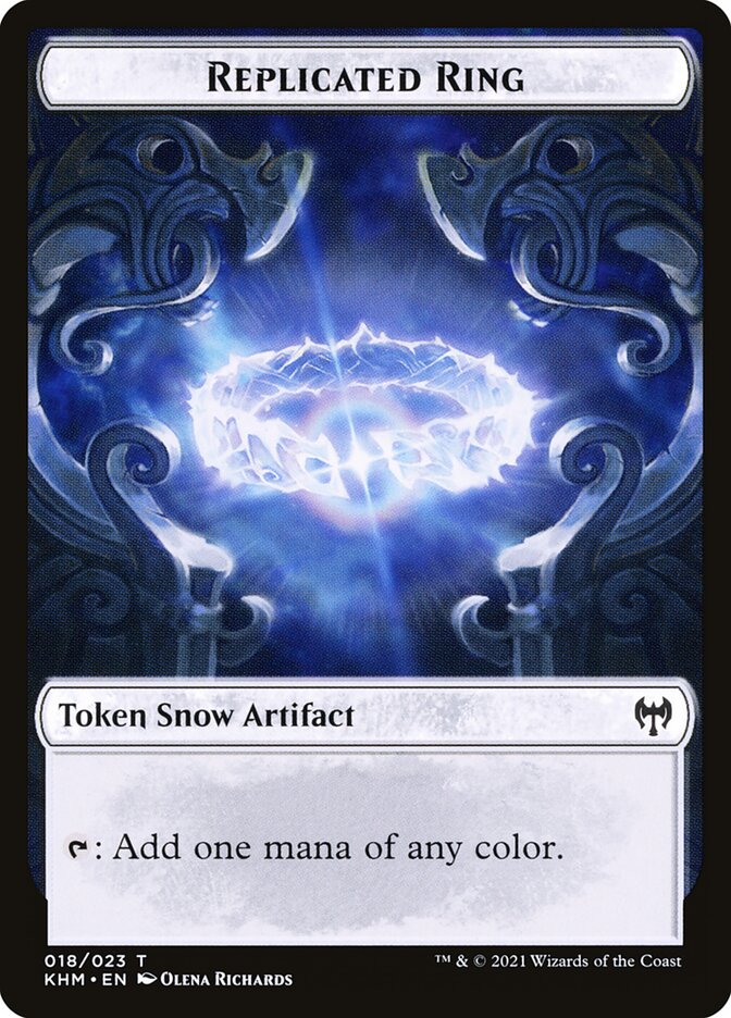 Replicated Ring card front