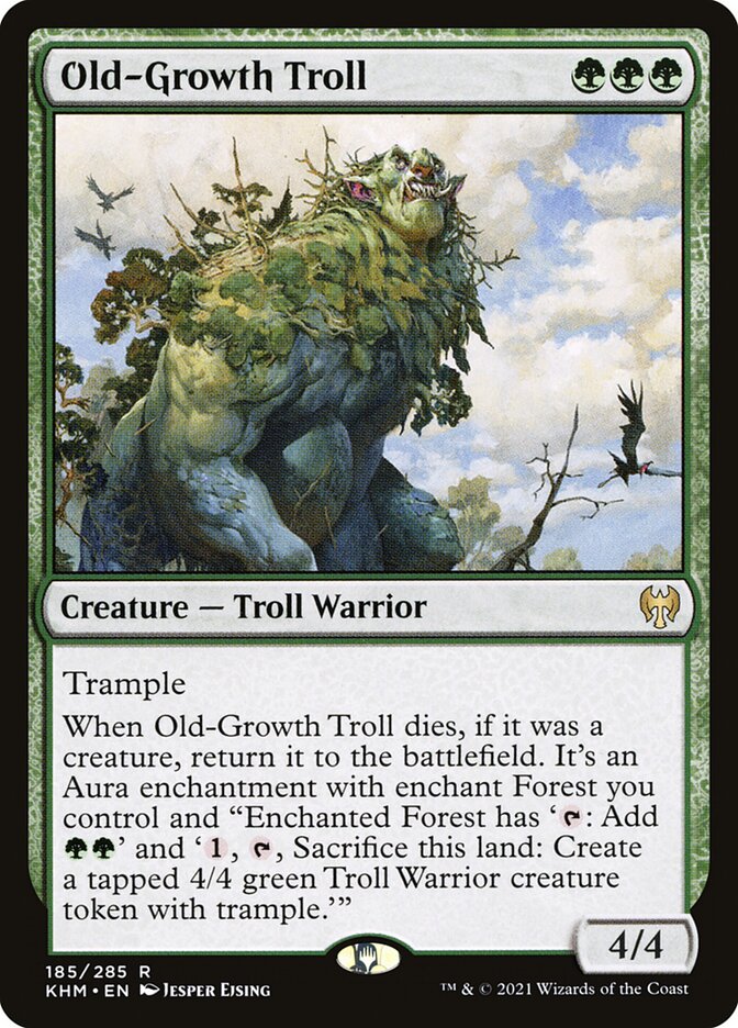 Old-Growth Troll card front