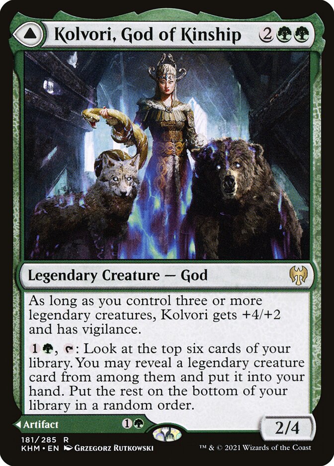 Kolvori, God of Kinship card front
