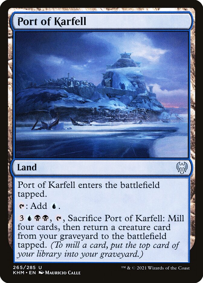 Port of Karfell card front