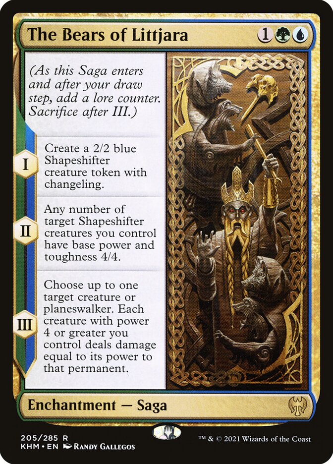The Bears of Littjara card front