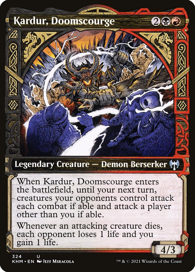 Kardur, Doomscourge card front