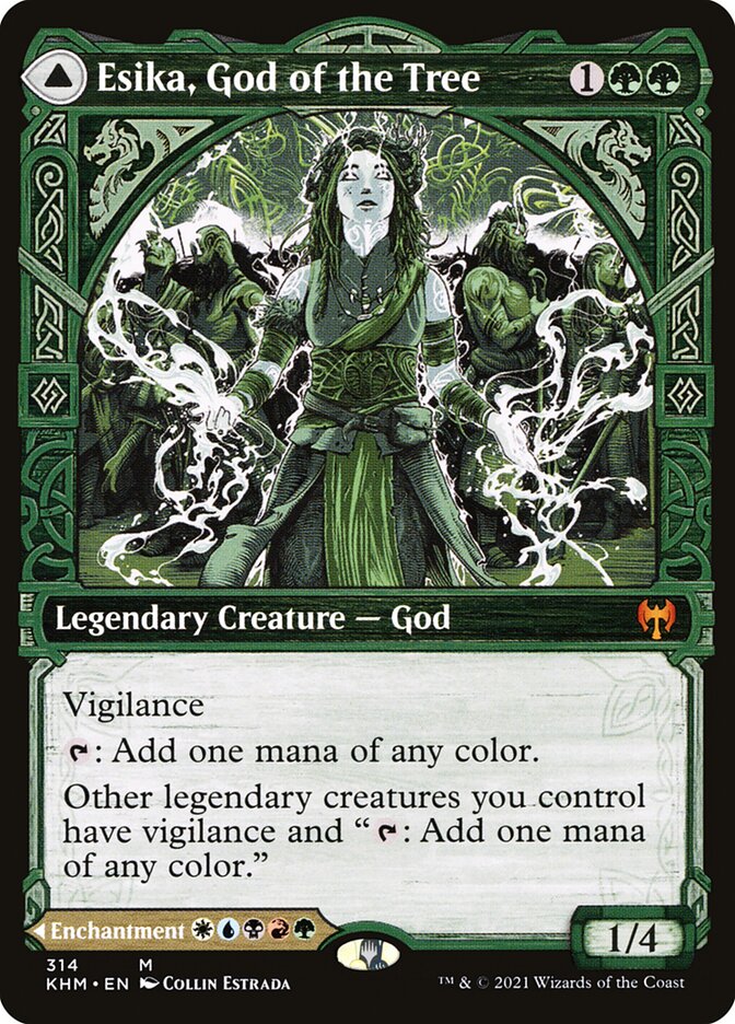Esika, God of the Tree card front