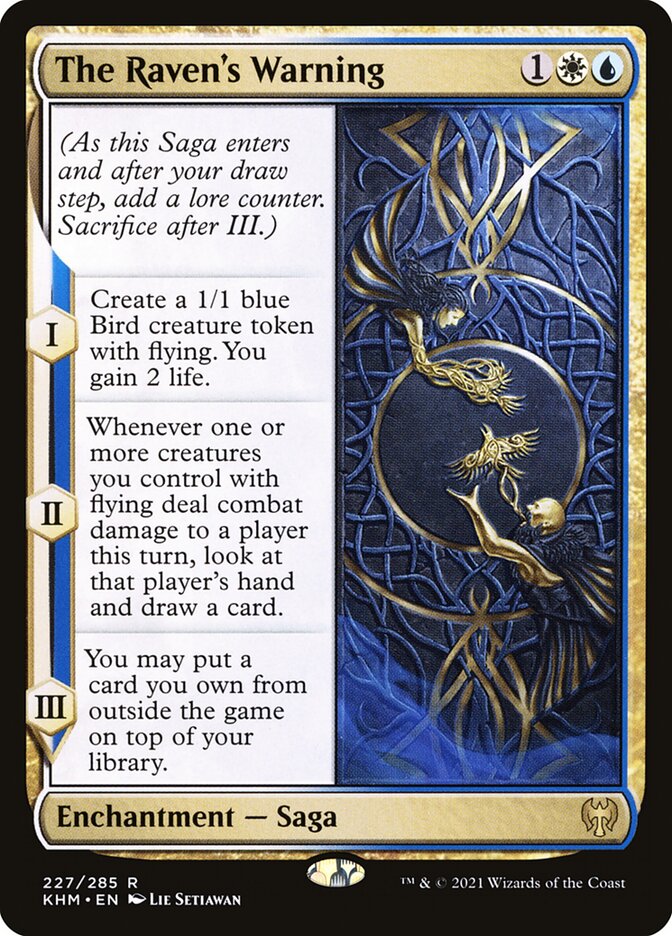 The Raven's Warning card front