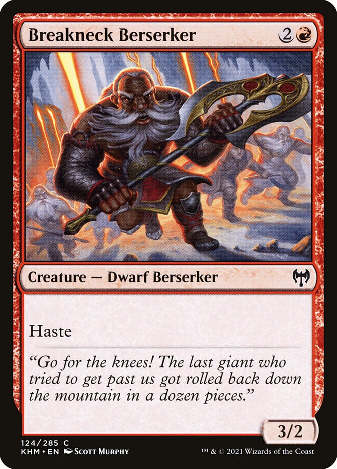 Breakneck Berserker card front