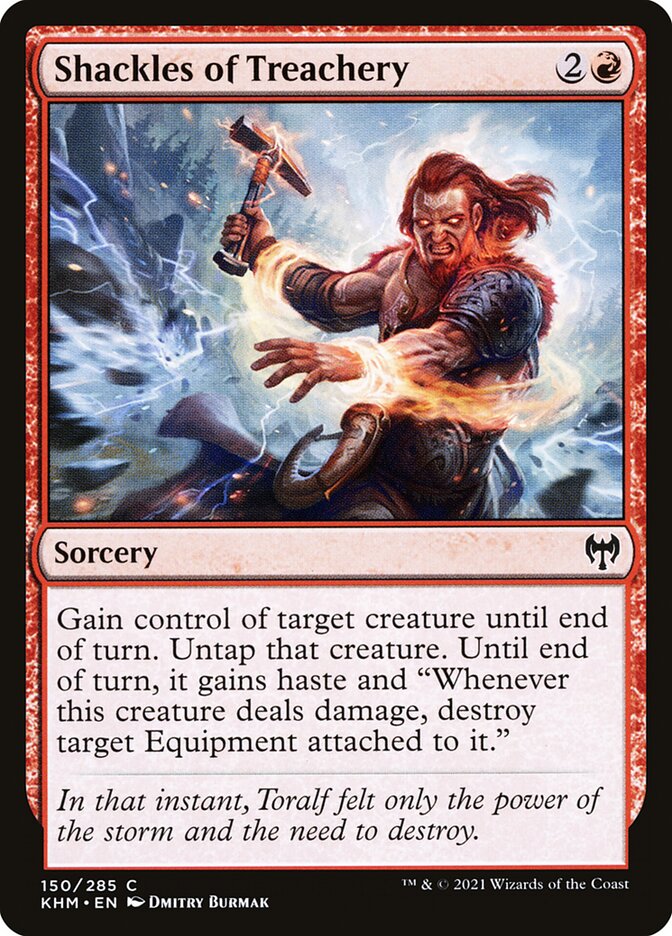 Shackles of Treachery card front