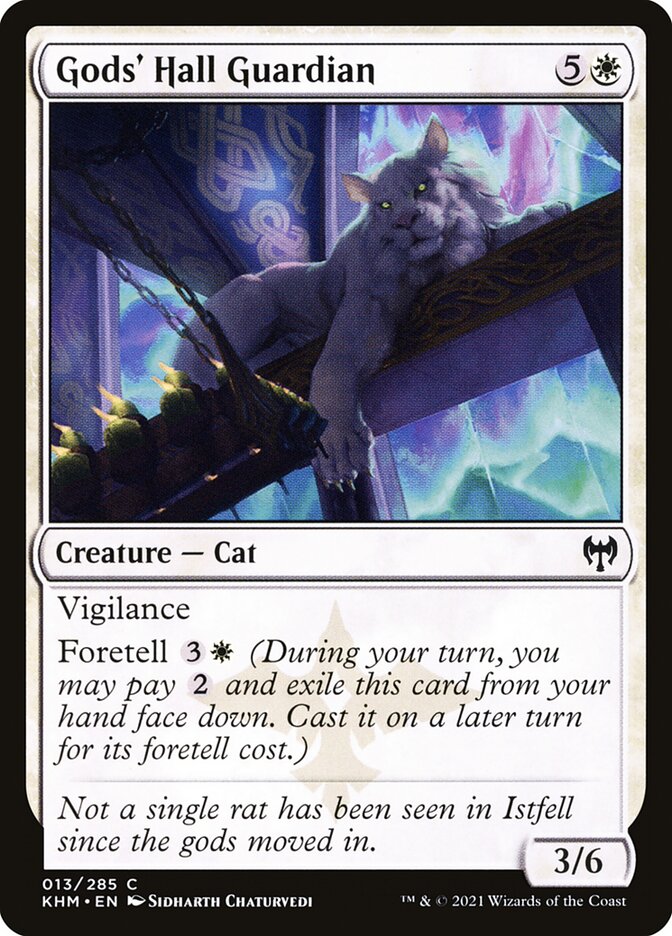 Gods' Hall Guardian card front