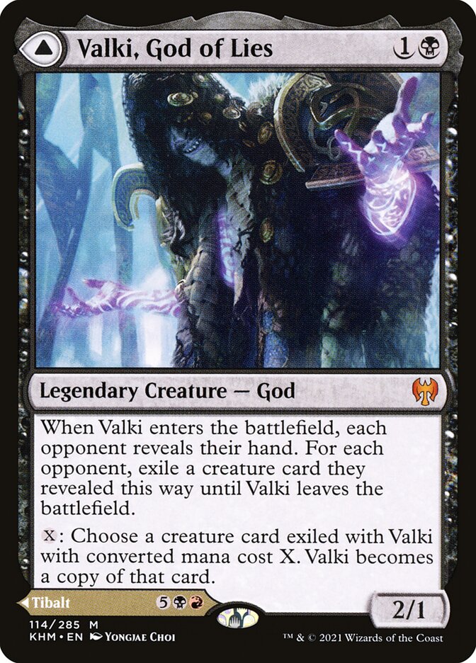 Valki, God of Lies card front