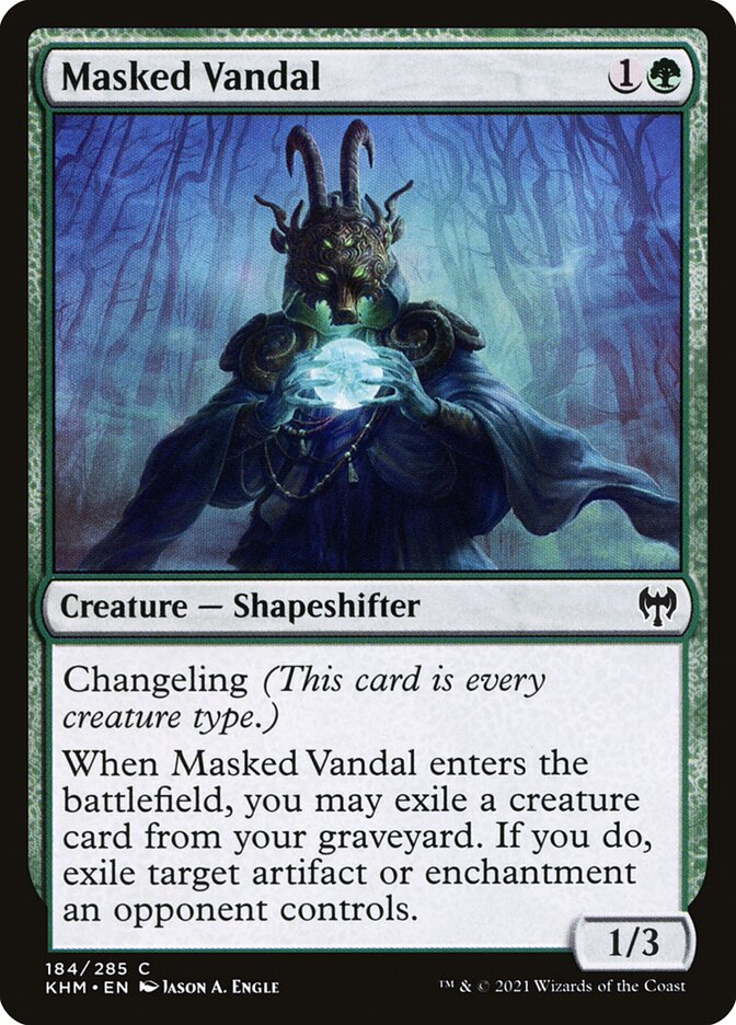 Masked Vandal card front