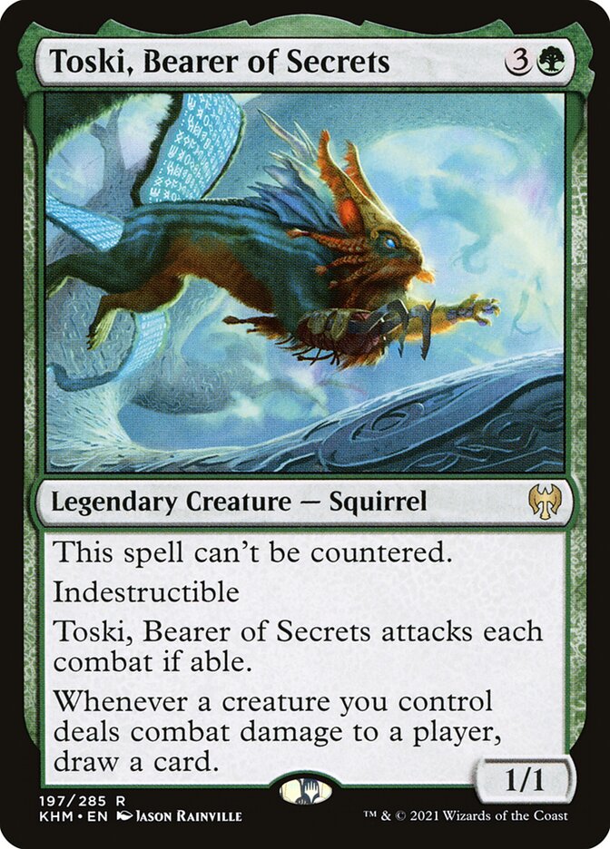 Toski, Bearer of Secrets card front