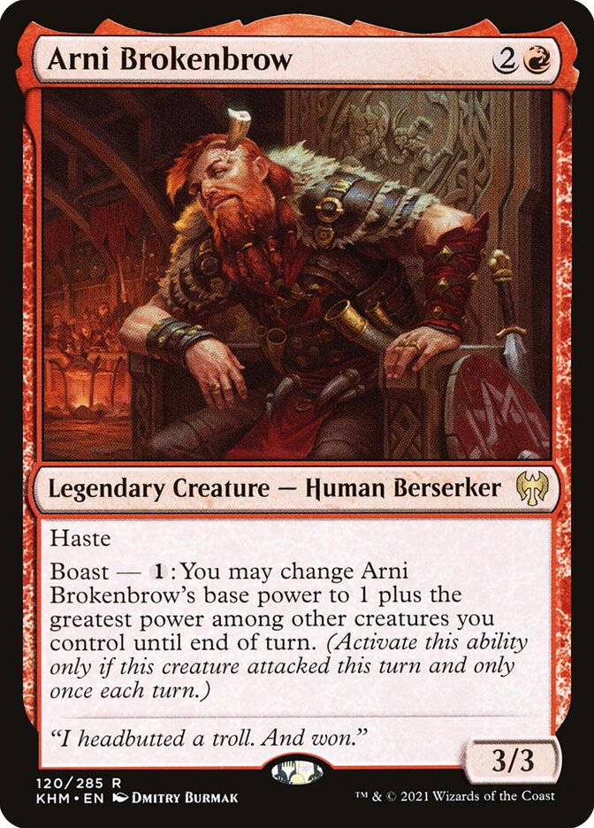 Arni Brokenbrow card front