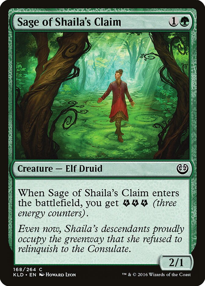 Sage of Shaila's Claim card front