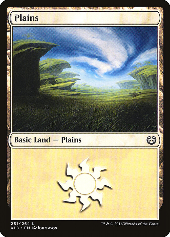 Plains card front