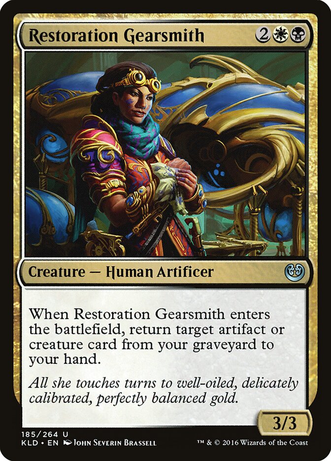 Restoration Gearsmith card front