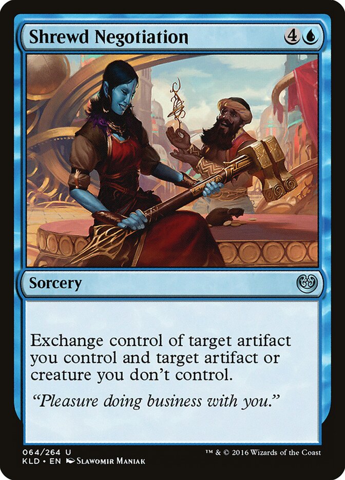 Shrewd Negotiation card front