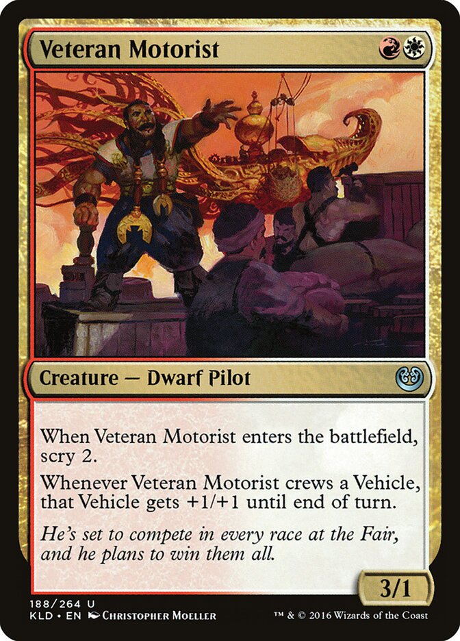 Veteran Motorist card front