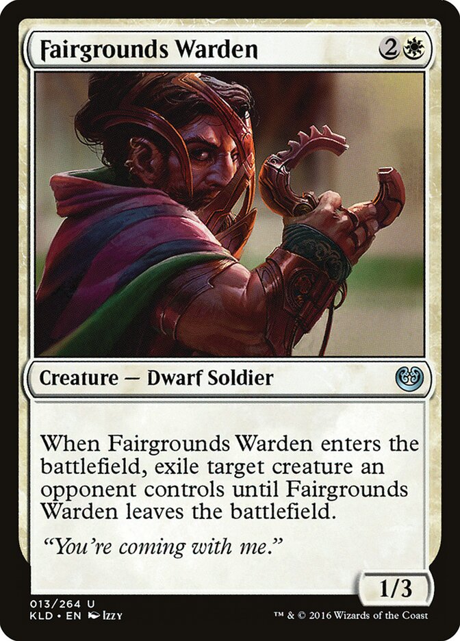 Fairgrounds Warden card front