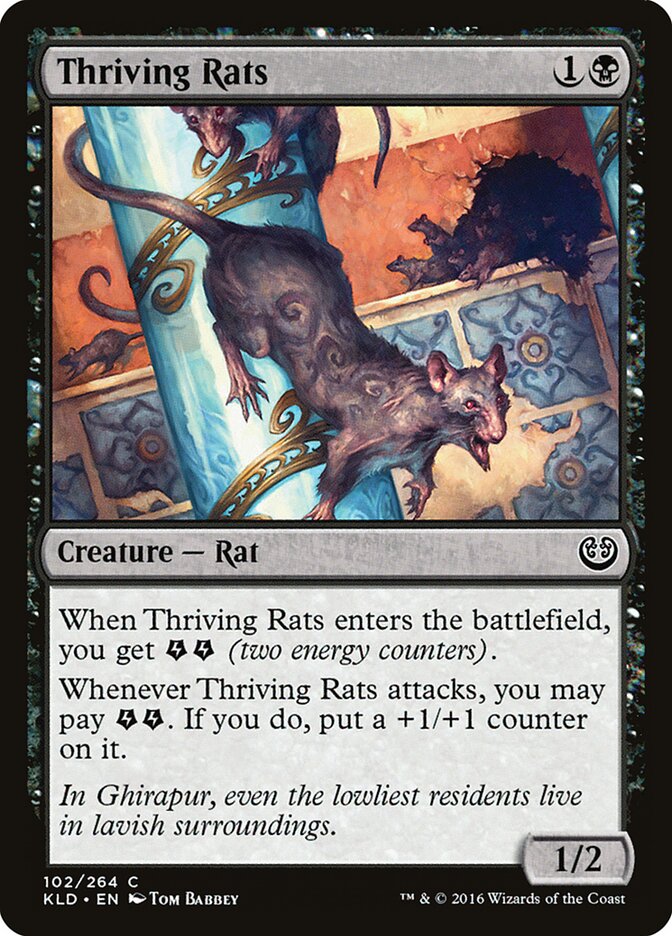 Thriving Rats card front