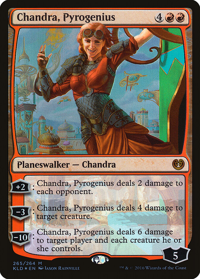 Chandra, Pyrogenius card front