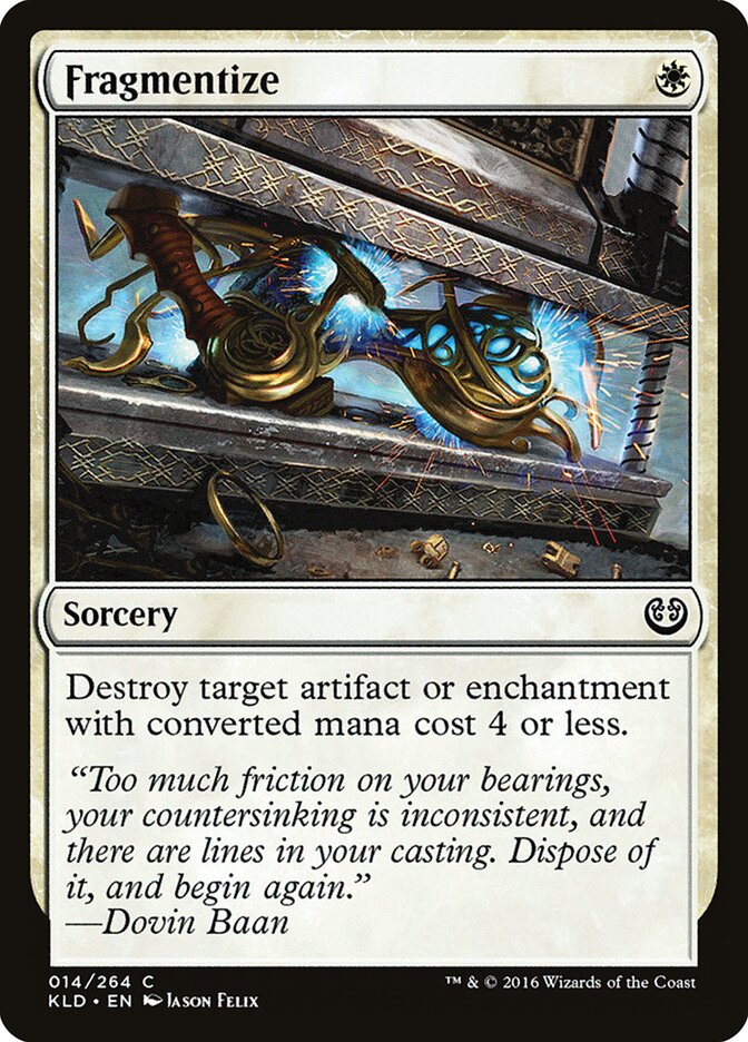 Fragmentize card front