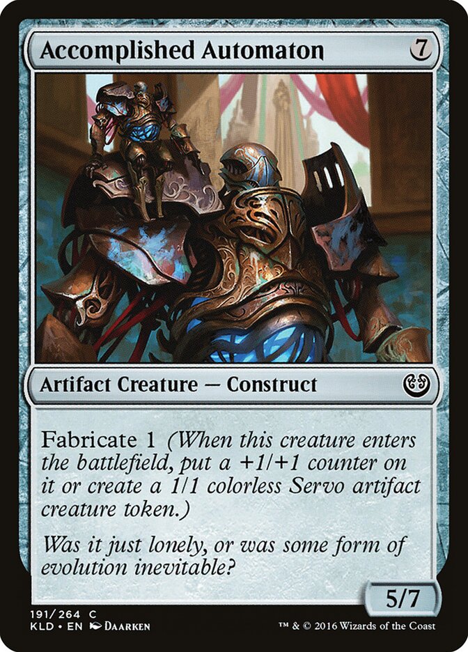 Accomplished Automaton card front