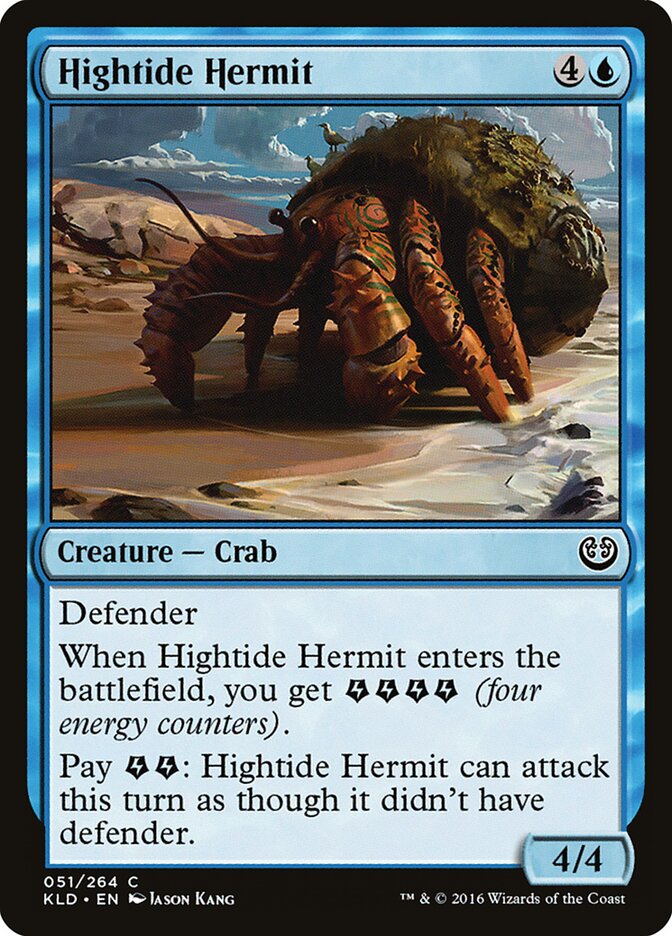 Hightide Hermit card front