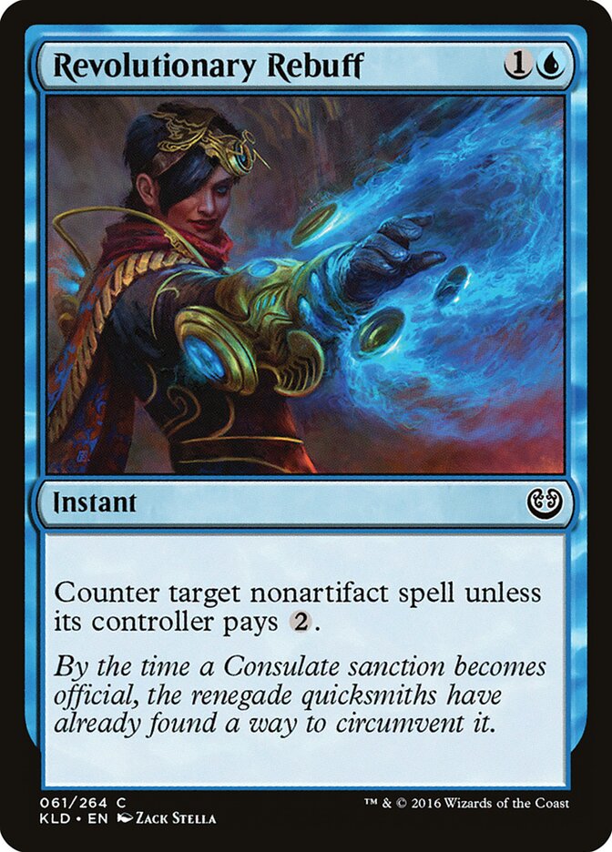 Revolutionary Rebuff card front