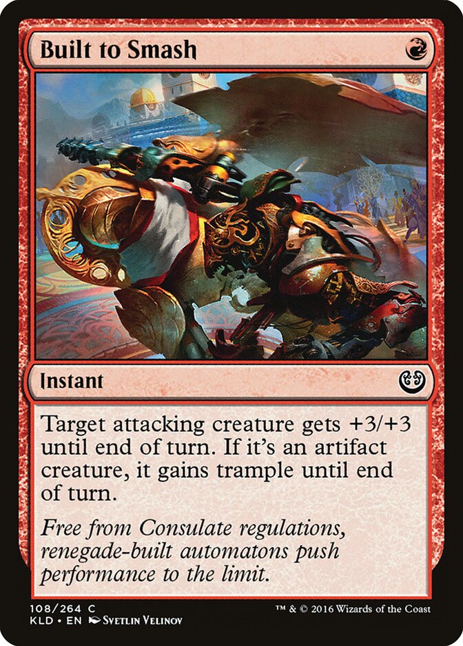 Built to Smash card front