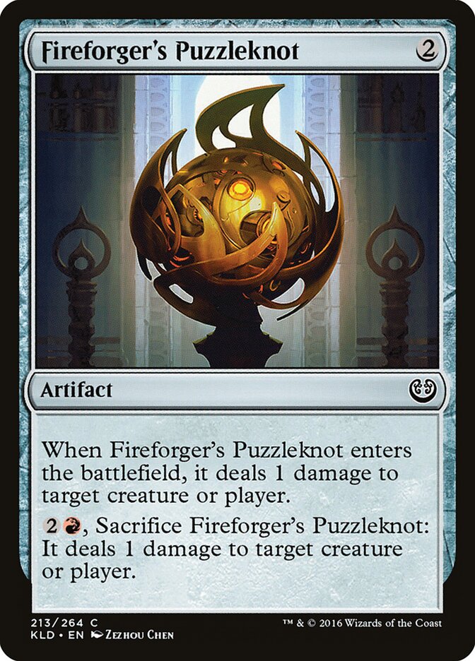Fireforger's Puzzleknot card front