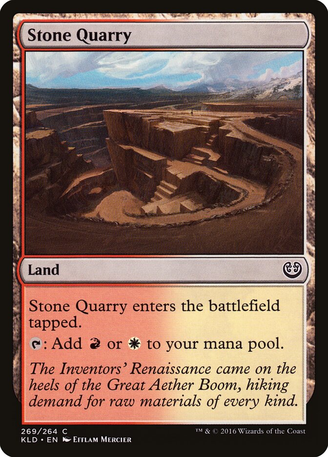 Stone Quarry card front