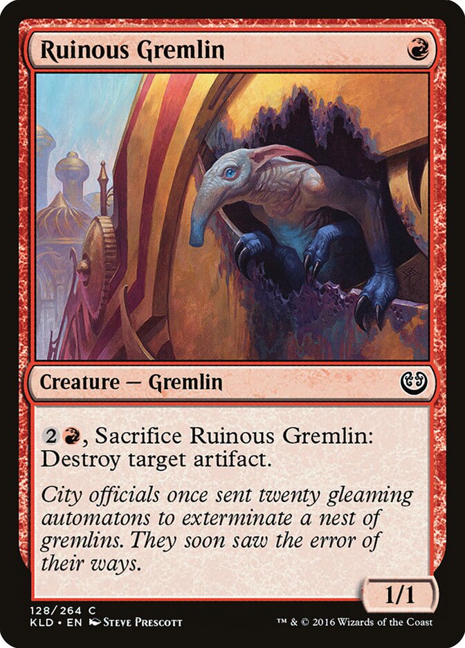 Ruinous Gremlin card front