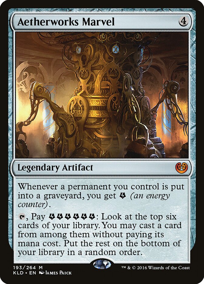 Aetherworks Marvel card front