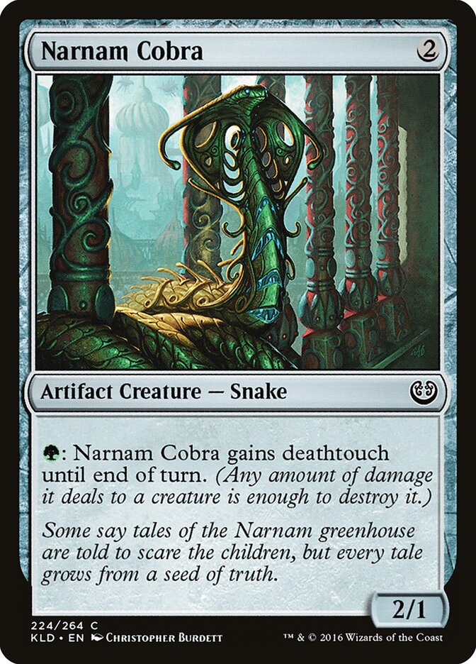 Narnam Cobra card front