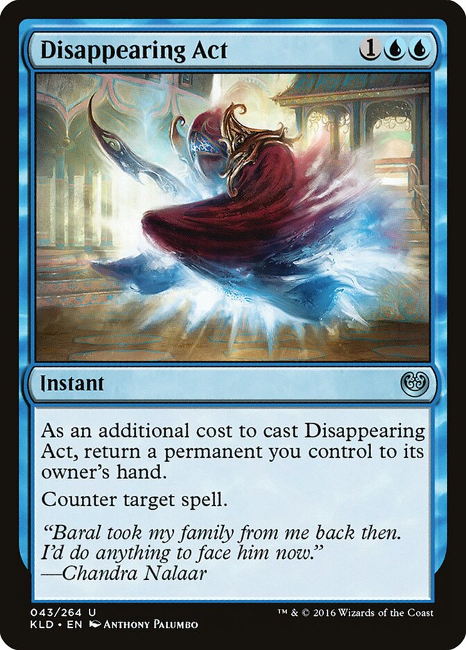 Disappearing Act card front