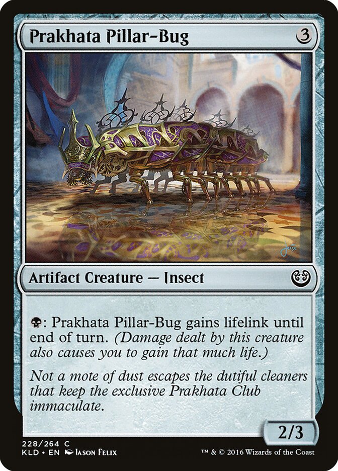 Prakhata Pillar-Bug card front