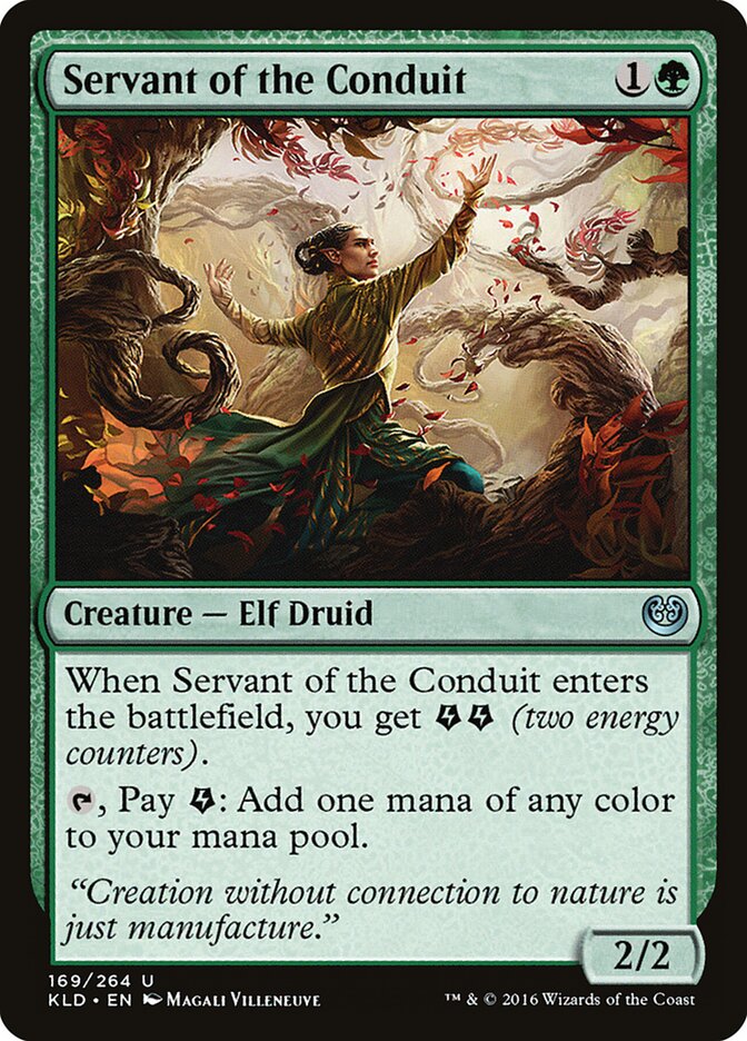 Servant of the Conduit card front