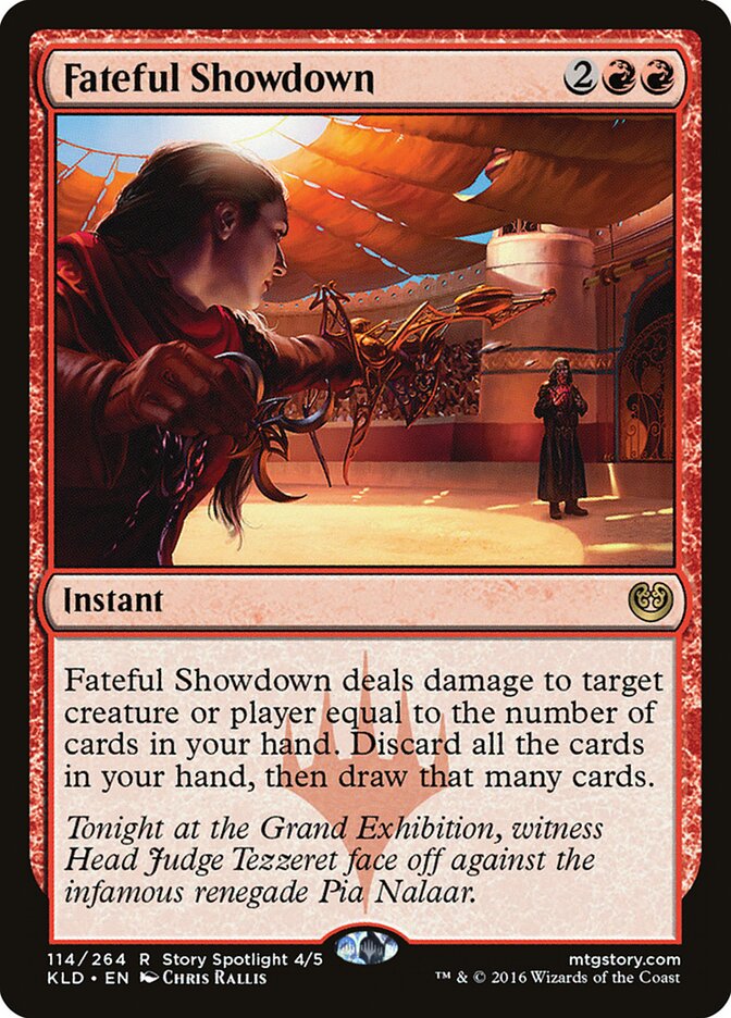 Fateful Showdown card front