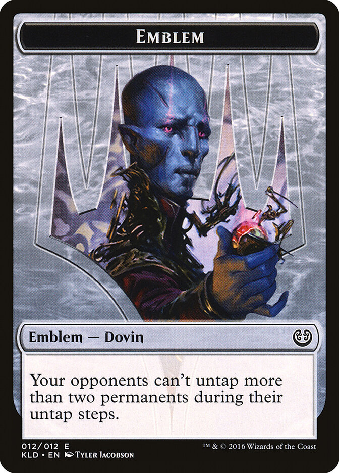 Dovin Baan Emblem card front